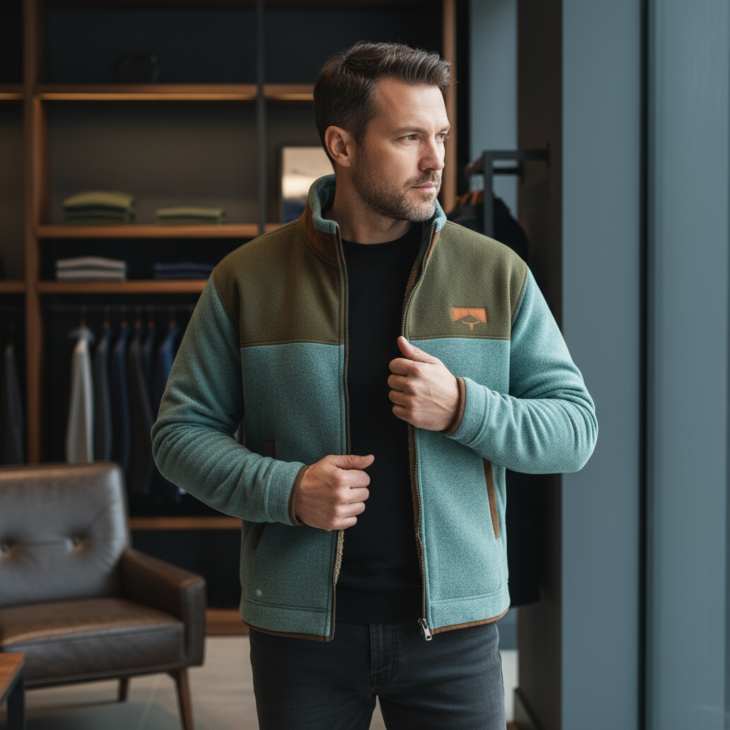 Fletcher – Men’s Casual Polar Fleece Jacket