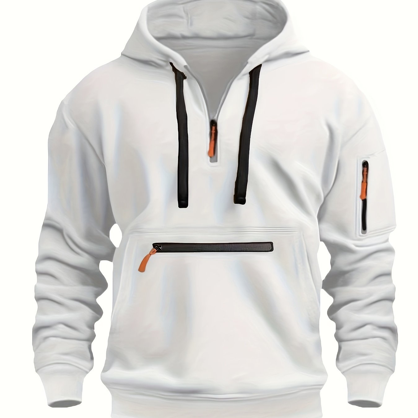 Cesario – Men’s Half-Zip Hooded Pullover