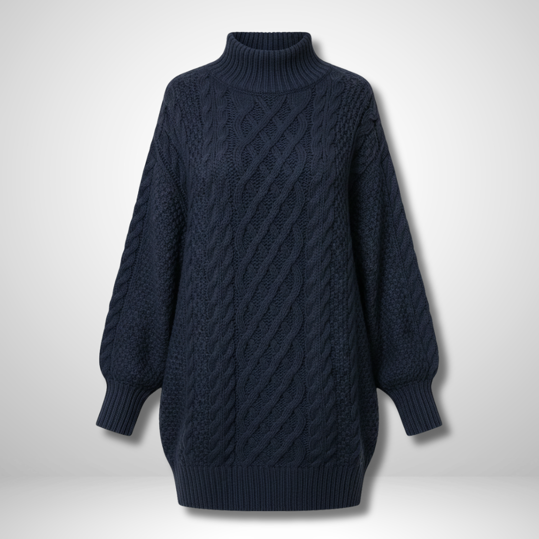 Alena – Women’s Directional Knit Sweater Dress
