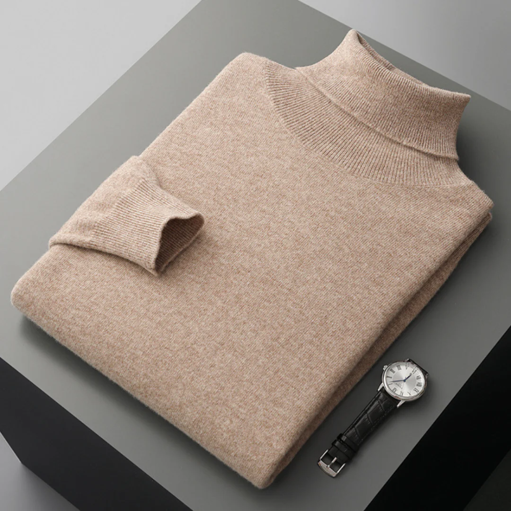 Cagliari – Men’s Merino Wool Turtleneck