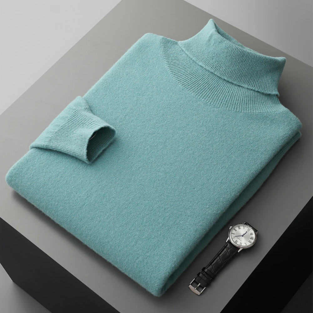Cagliari – Men’s Merino Wool Turtleneck