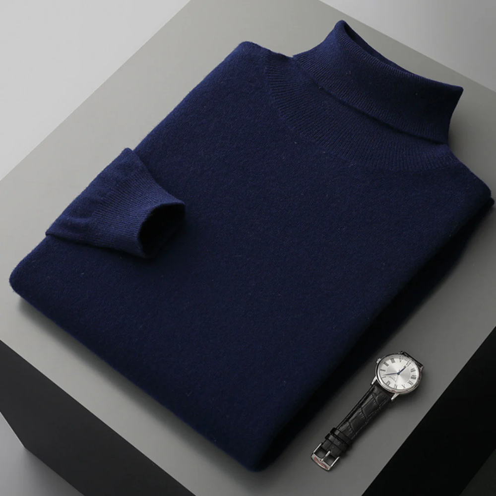 Cagliari – Men’s Merino Wool Turtleneck