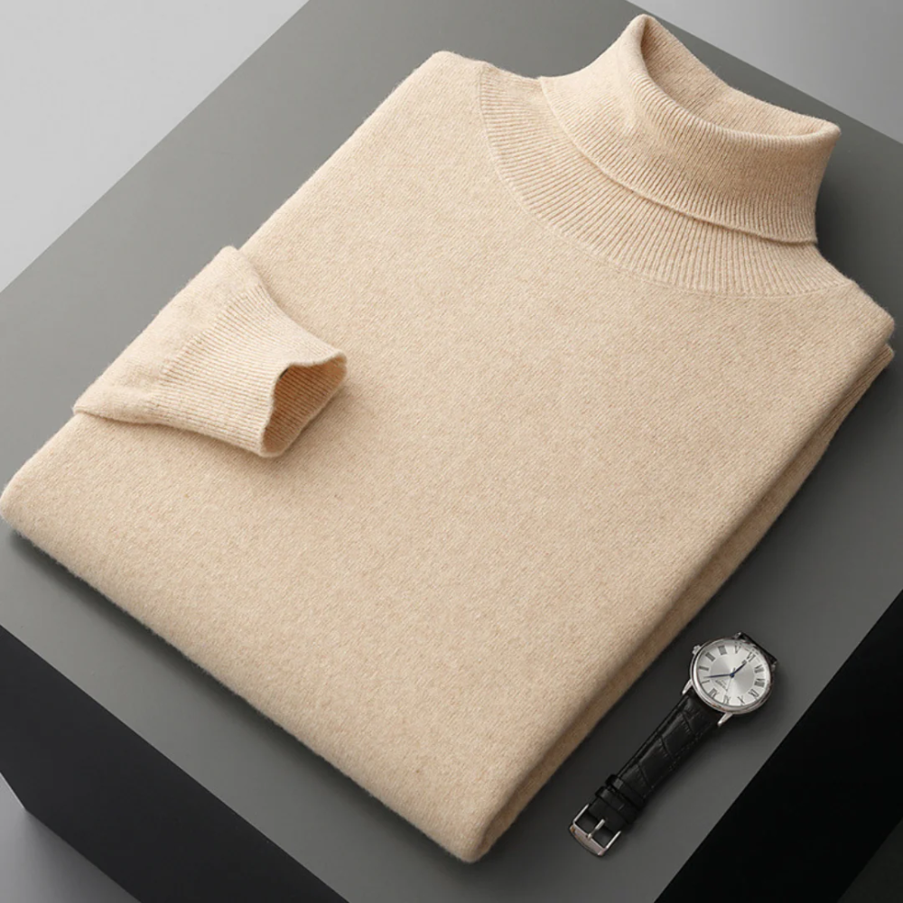 Cagliari – Men’s Merino Wool Turtleneck