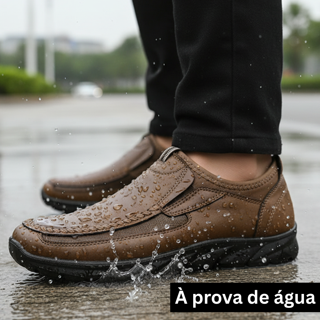 Connor – Men’s Orthopedic Leather Slip-On Shoe