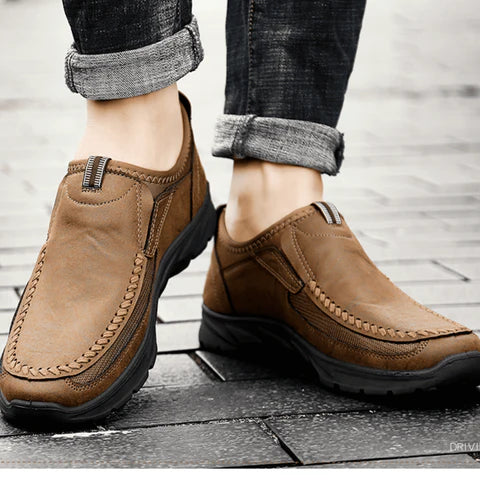 Connor – Men’s Orthopedic Leather Slip-On Shoe