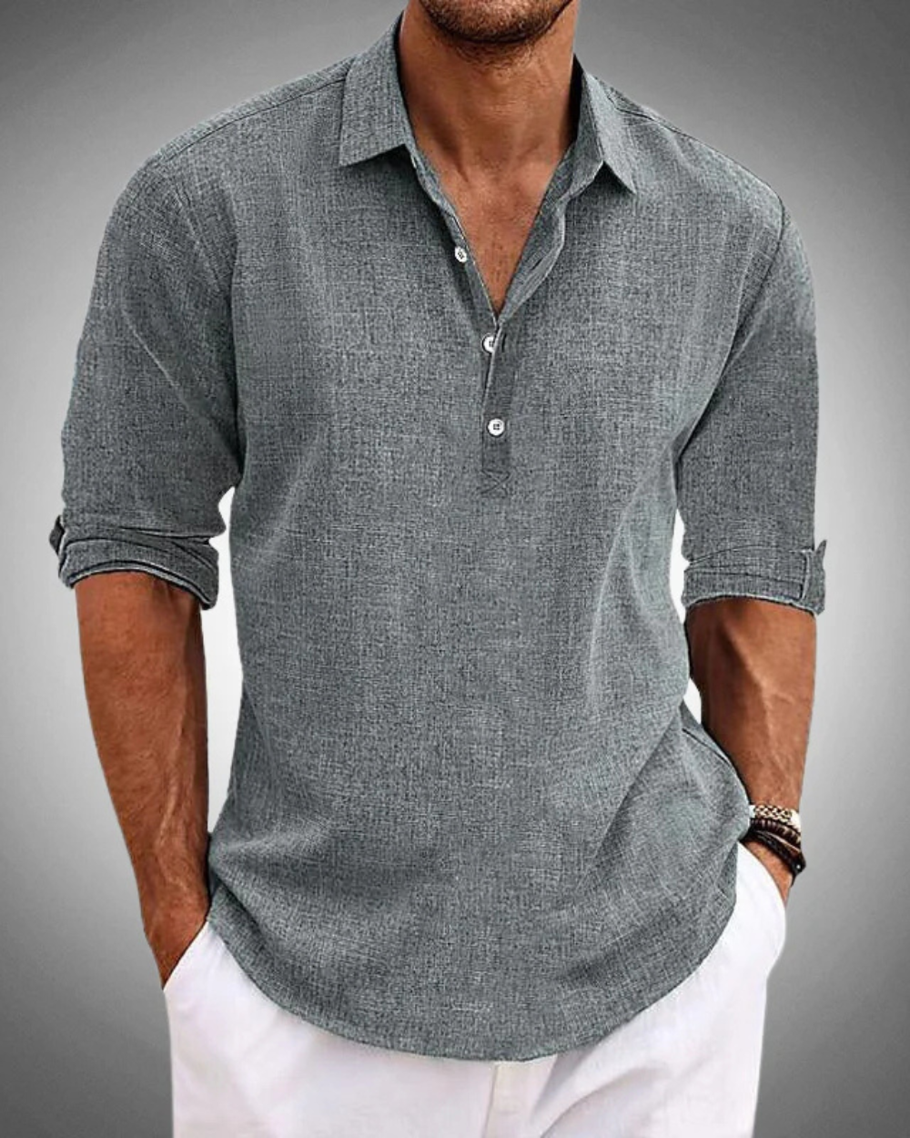 Sebastian – Men’s Tailored Cotton Shirt