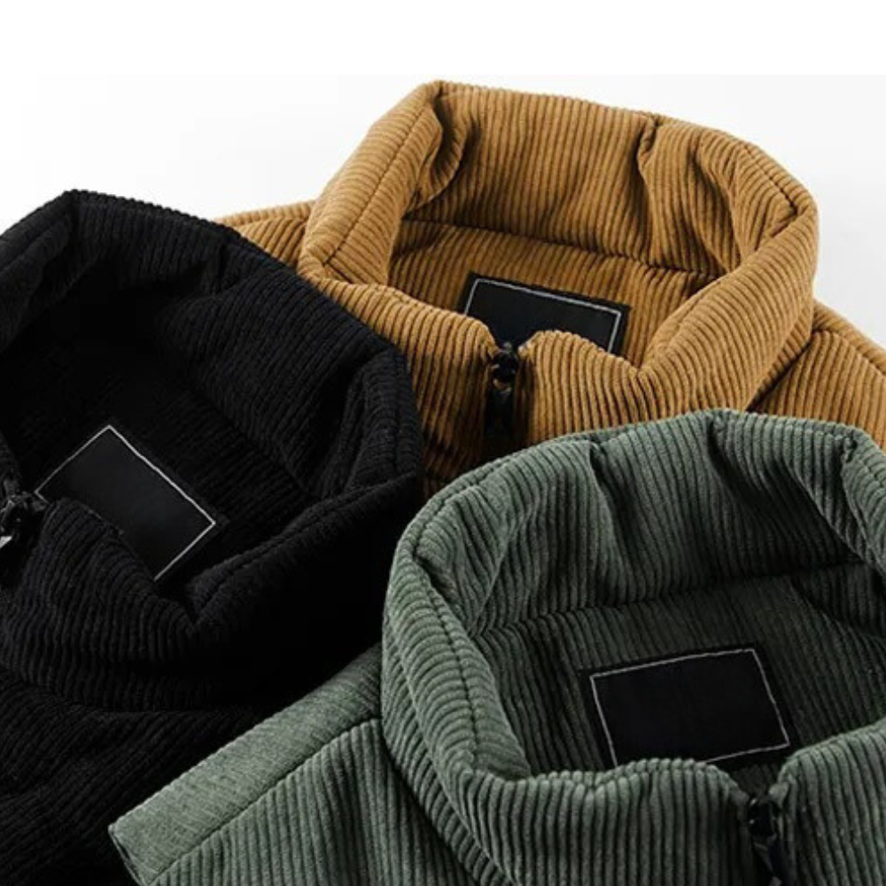 Digby – Men’s Quilted Corduroy-Trim Gilet