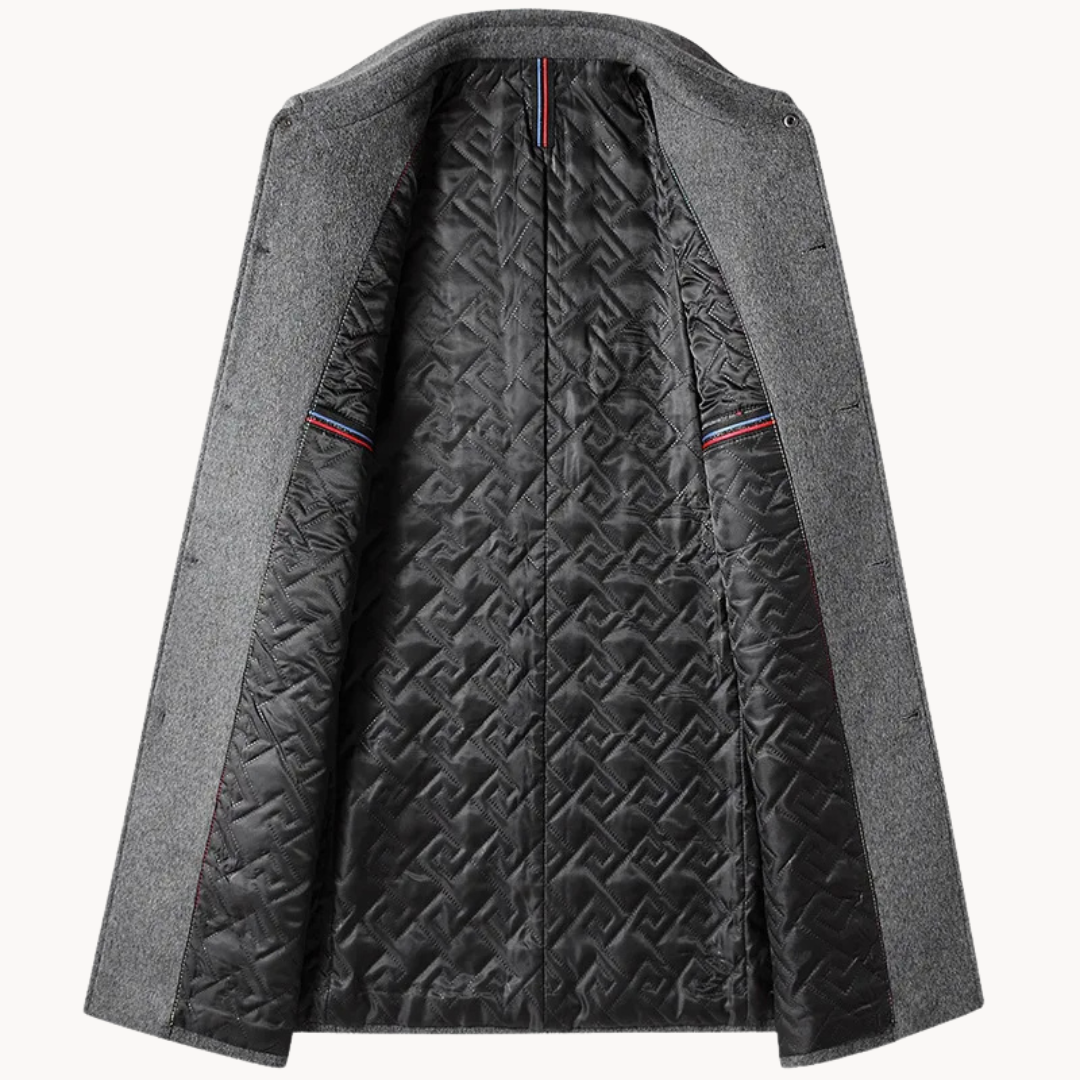 Aldous – Men’s Weather-Resistant Wool Overcoat