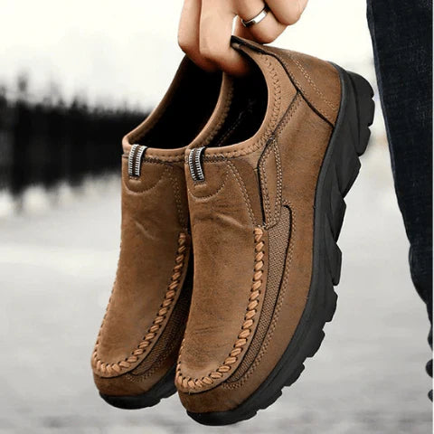 Connor – Men’s Orthopedic Leather Slip-On Shoe