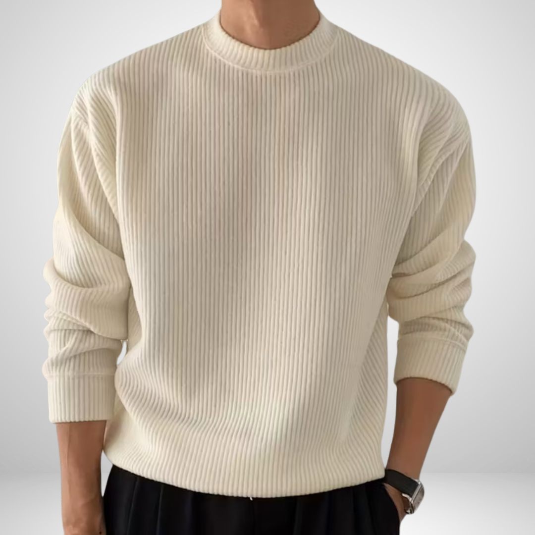 Angus ā Menās Ribbed Crew Sweater