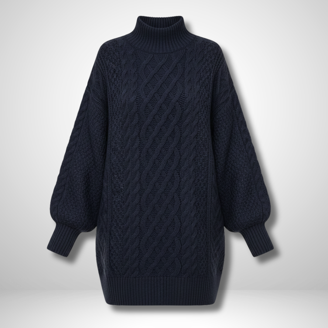 Alena – Women’s Directional Knit Sweater Dress