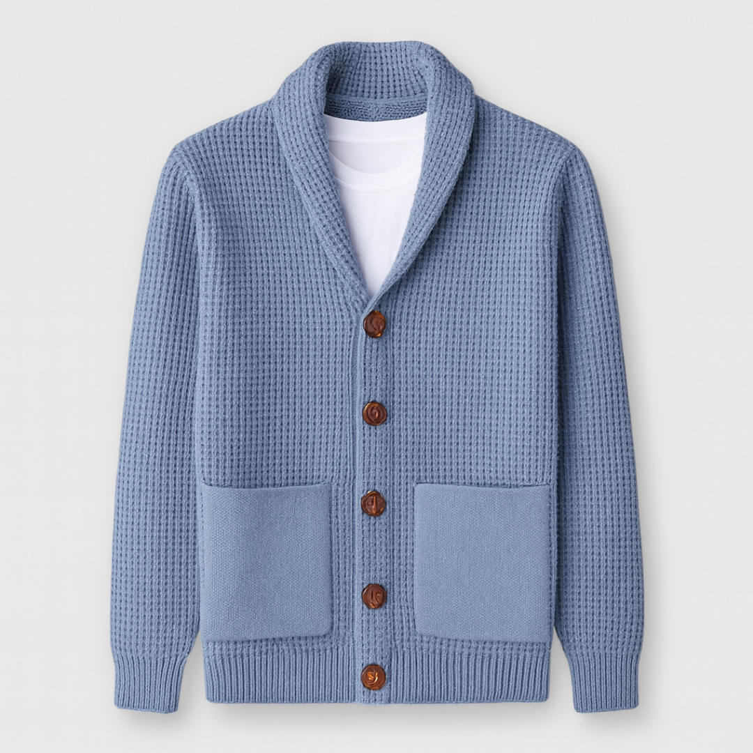 Vesco – Men’s Soft Wool Cardigan