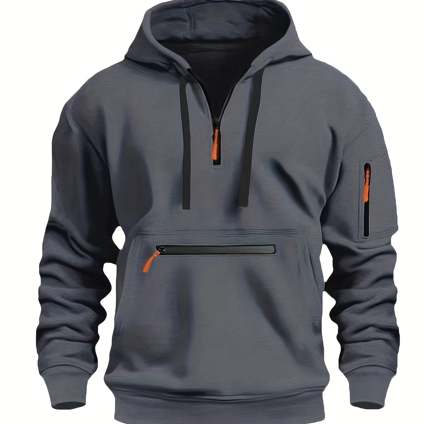 Cesario – Men’s Half-Zip Hooded Pullover
