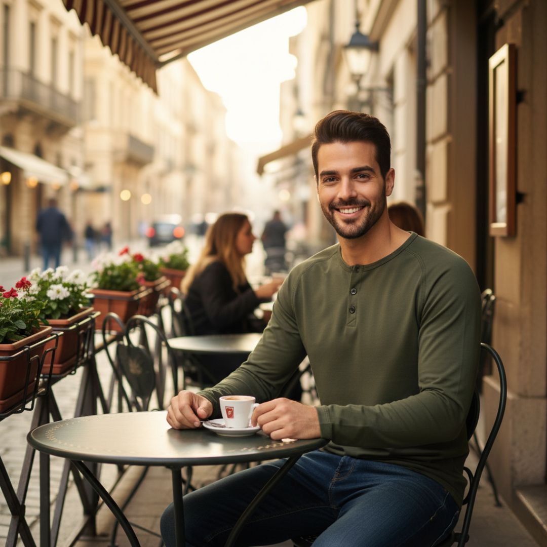 Loris – Men’s Stretch-Cotton Shirt