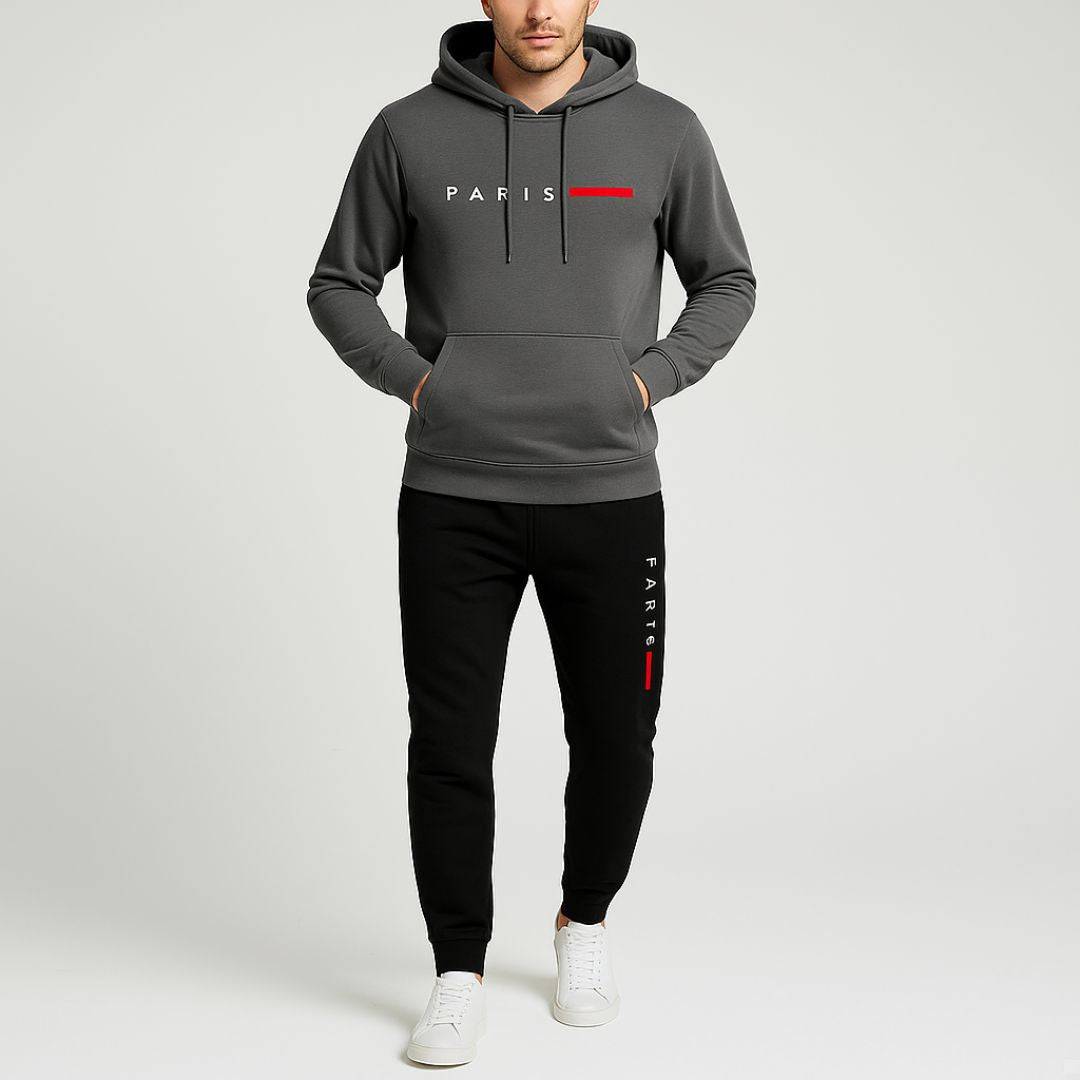 Adriano – Men’s Printed Hoodie & Joggers Tracksuit
