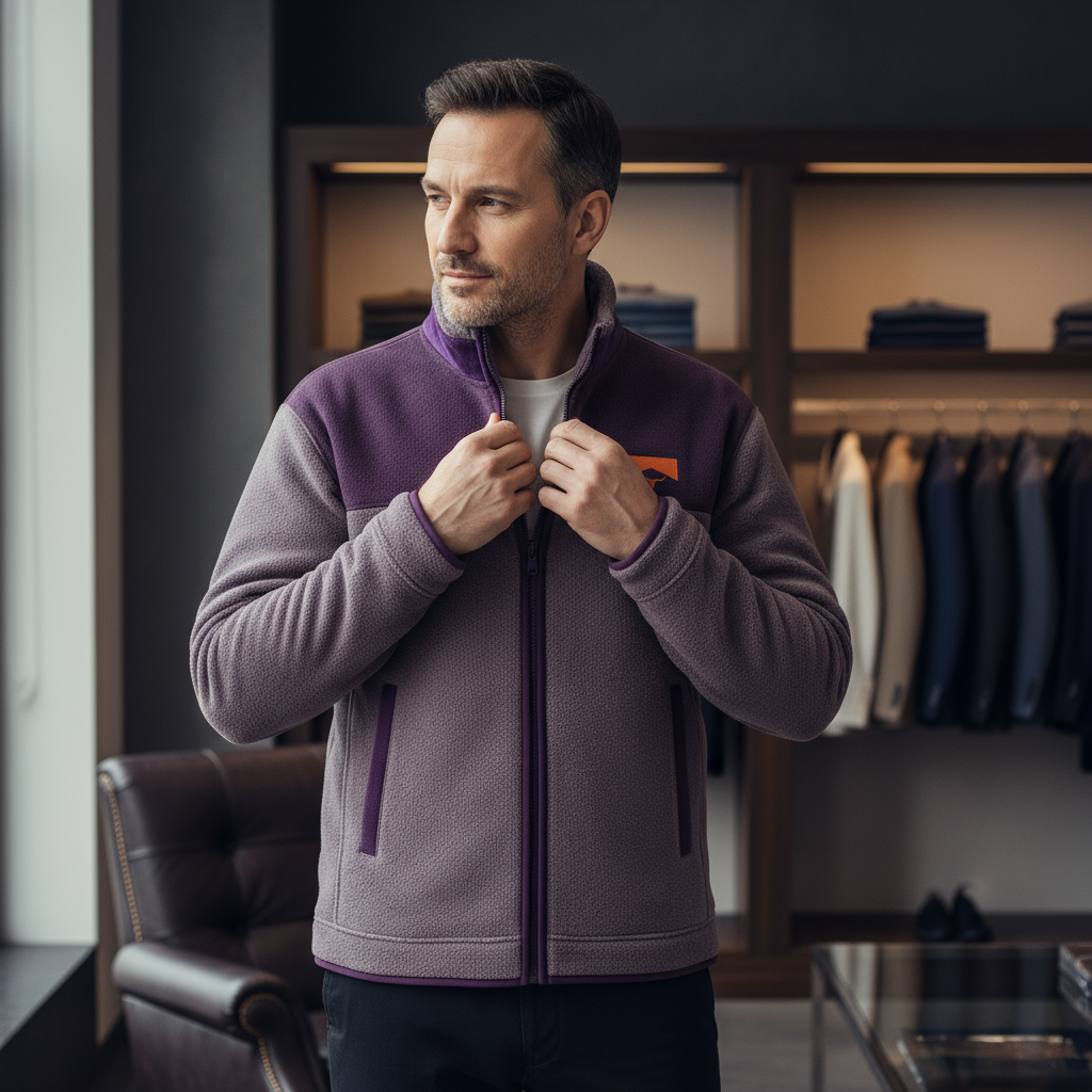 Fletcher – Men’s Casual Polar Fleece Jacket