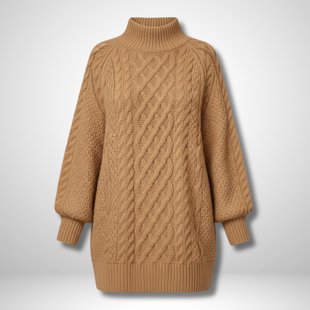 Alena – Women’s Directional Knit Sweater Dress