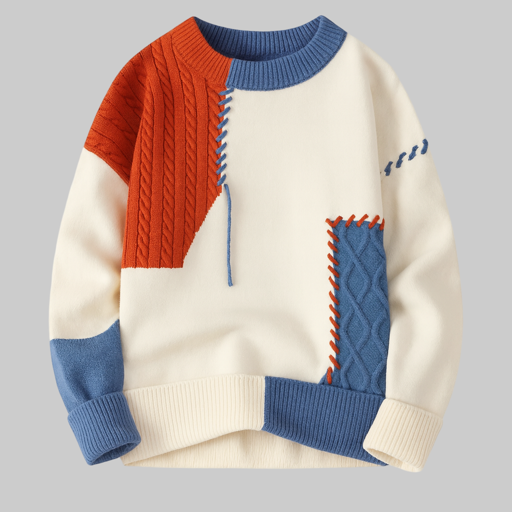 Arlo – Arty Patch Sweater