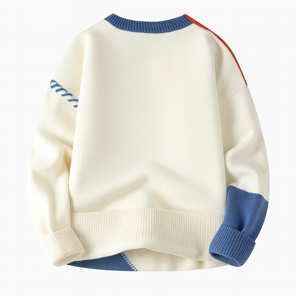 Arlo – Arty Patch Sweater