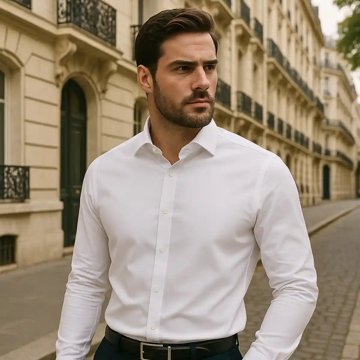 Laurence – Men’s Wrinkle‑Free Slim Fit Shirt