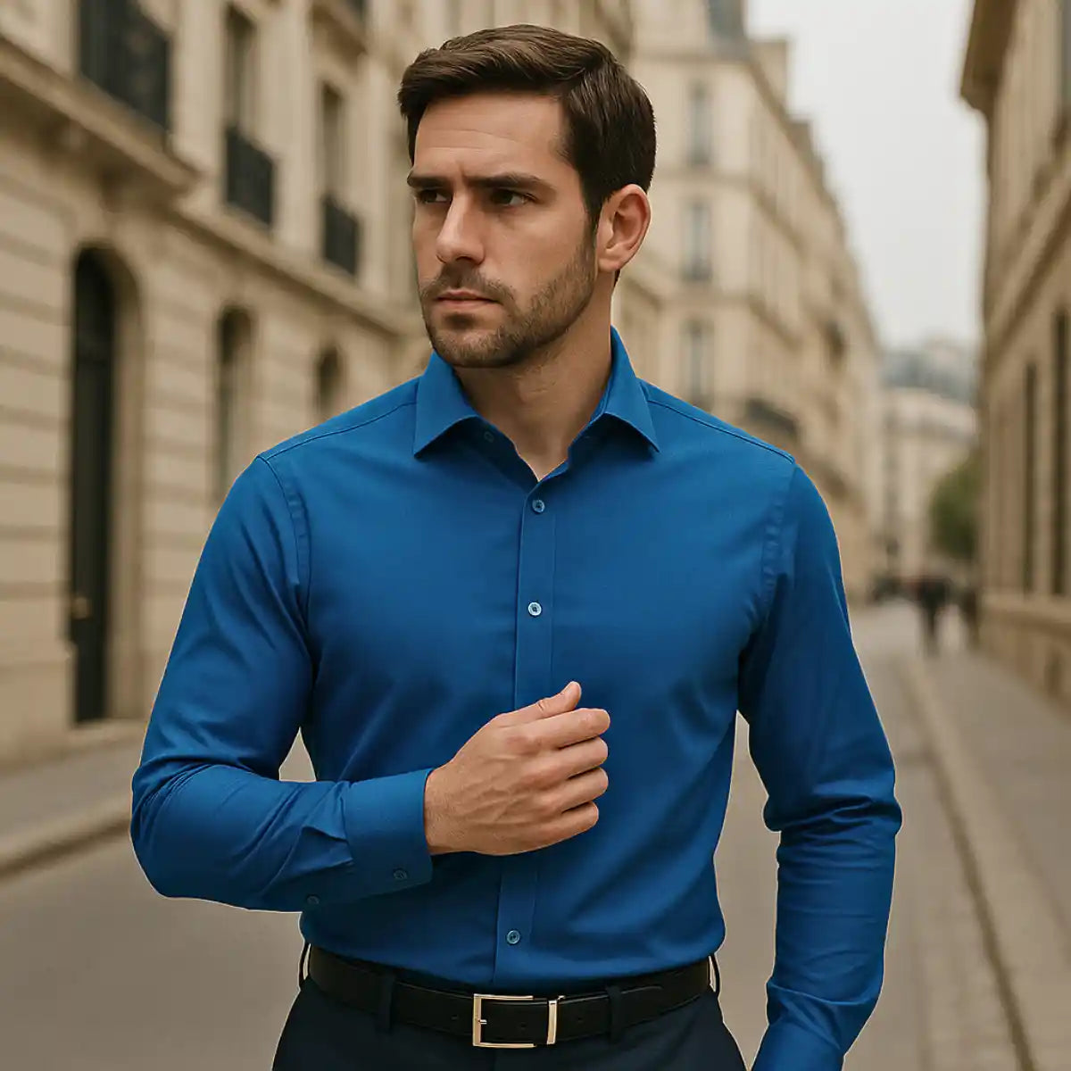 Laurence – Men’s Wrinkle‑Free Slim Fit Shirt