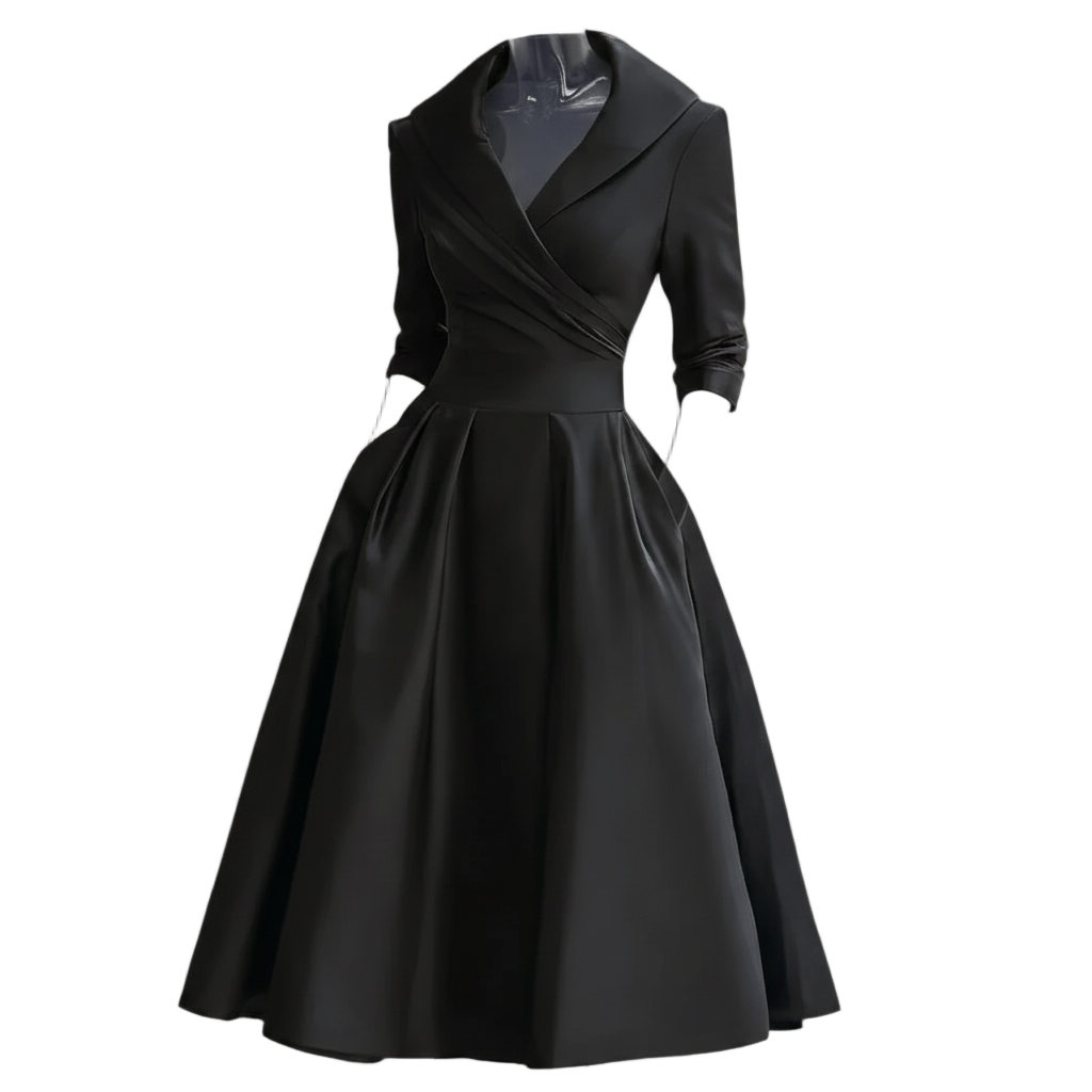 Liana – Women’s V-Neck Midi Dress