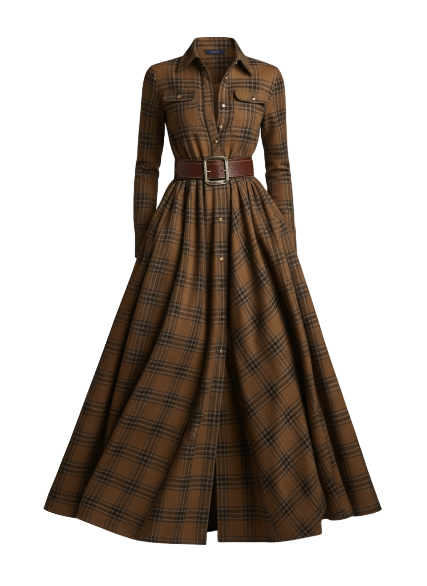 Mireline - Women’s Button-Up Shirt Dress