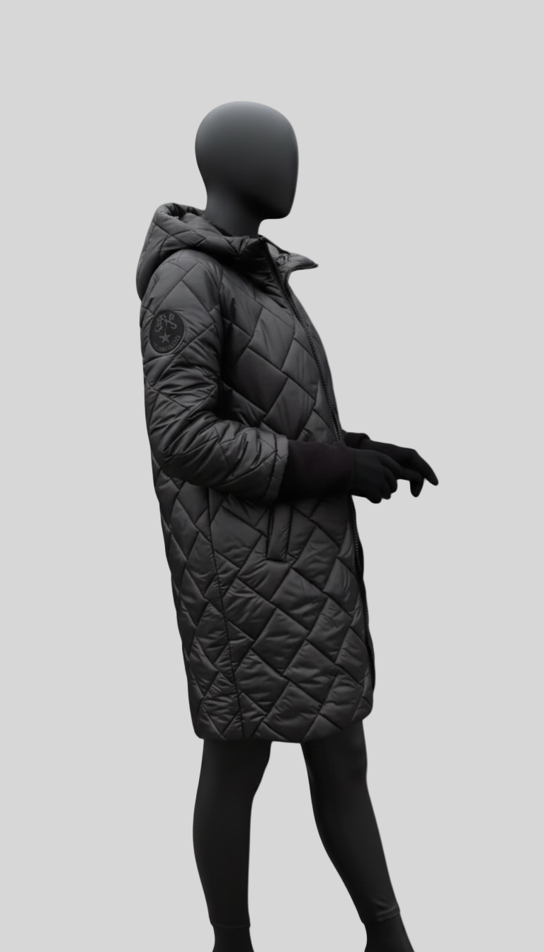 Elora – Women’s Quilted Down Hooded Jacket