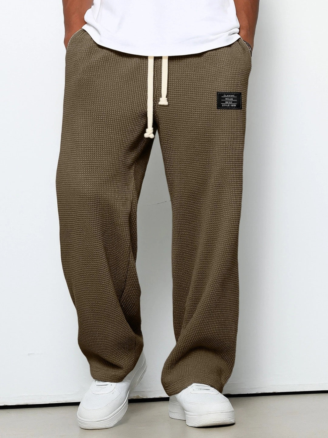 Danial – Men’s Wide Trousers with Adjustable Waistband