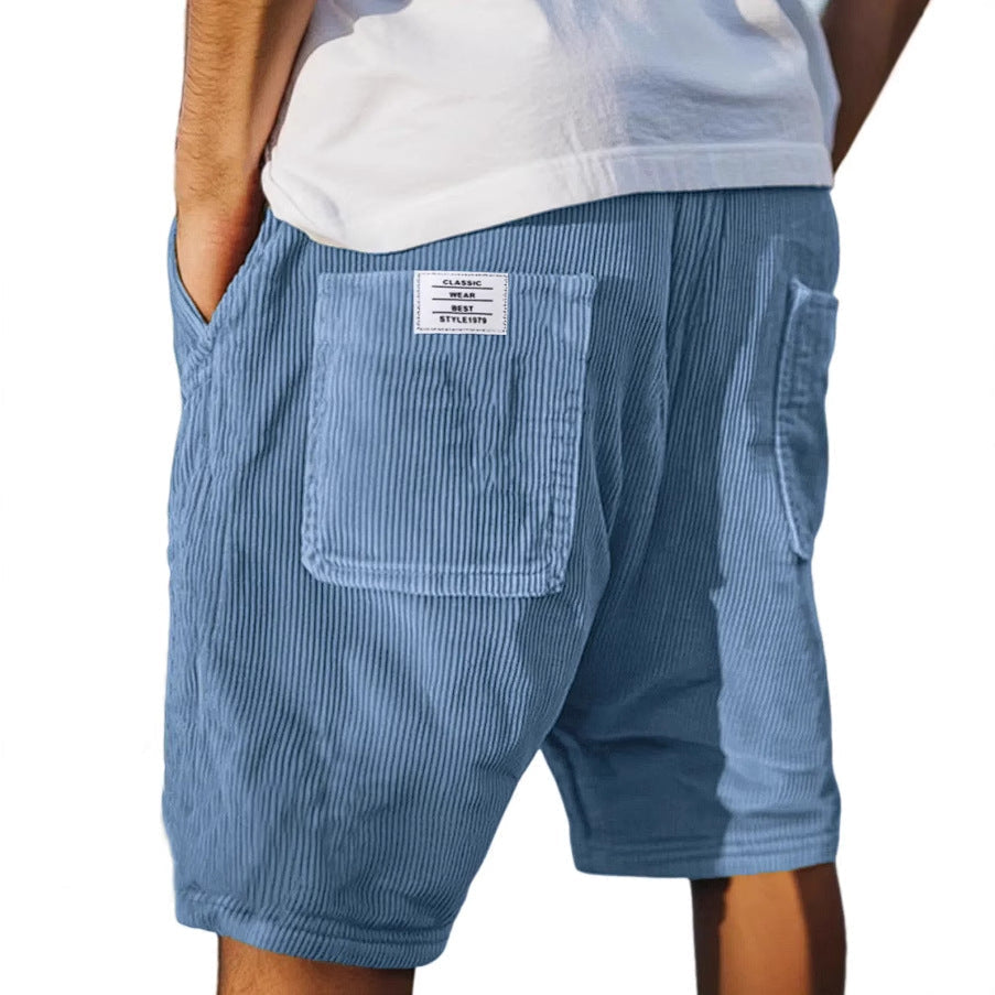 Huggh – Men’s Corduroy Shorts