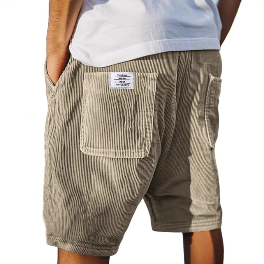 Huggh – Men’s Corduroy Shorts