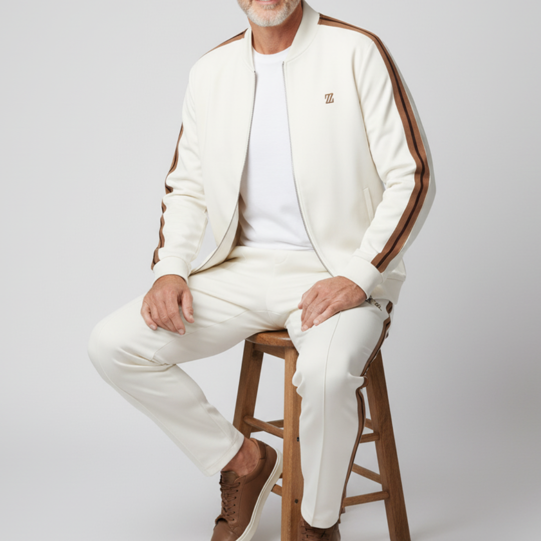 Harlan β Soft Cotton Tracksuit orange