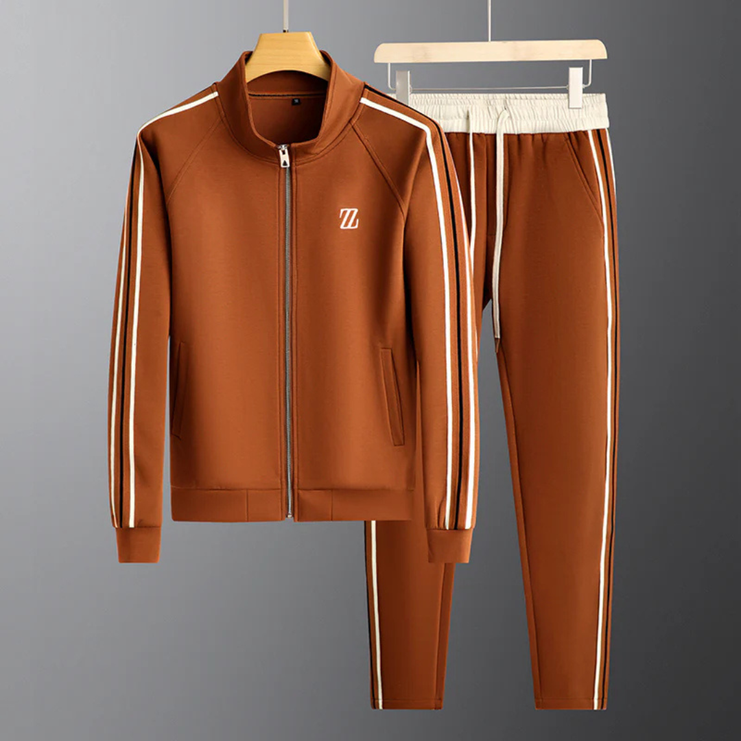 Harlan – Soft Cotton Tracksuit orange
