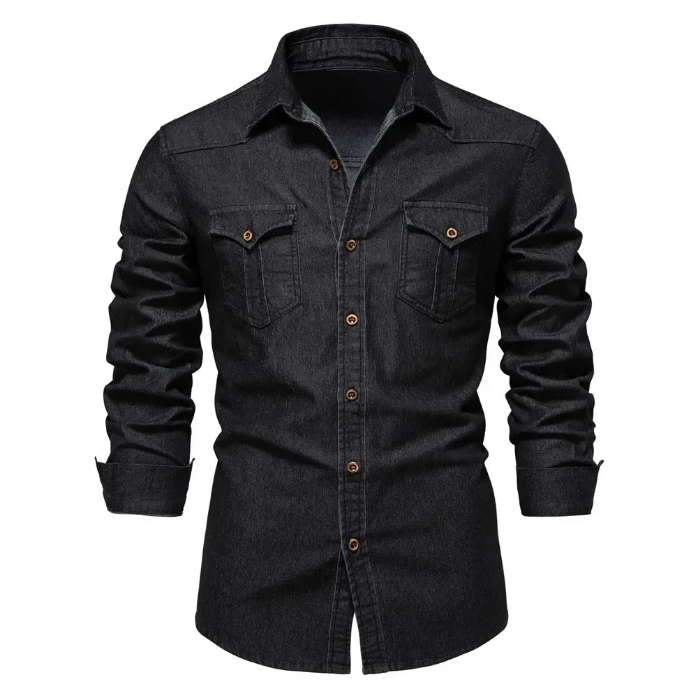 Domenico – Men’s Premium Denim Shirt