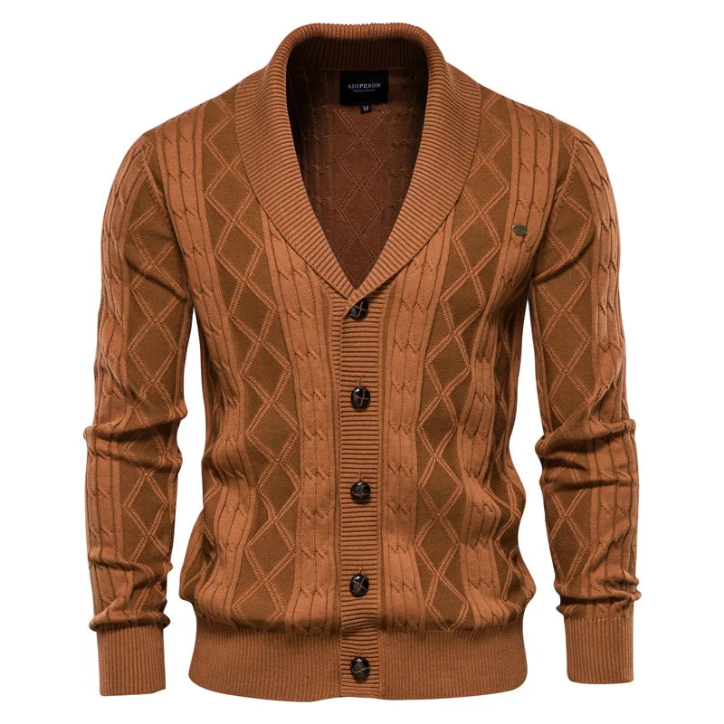 Samuel – Men’s Cotton Button Cardigan