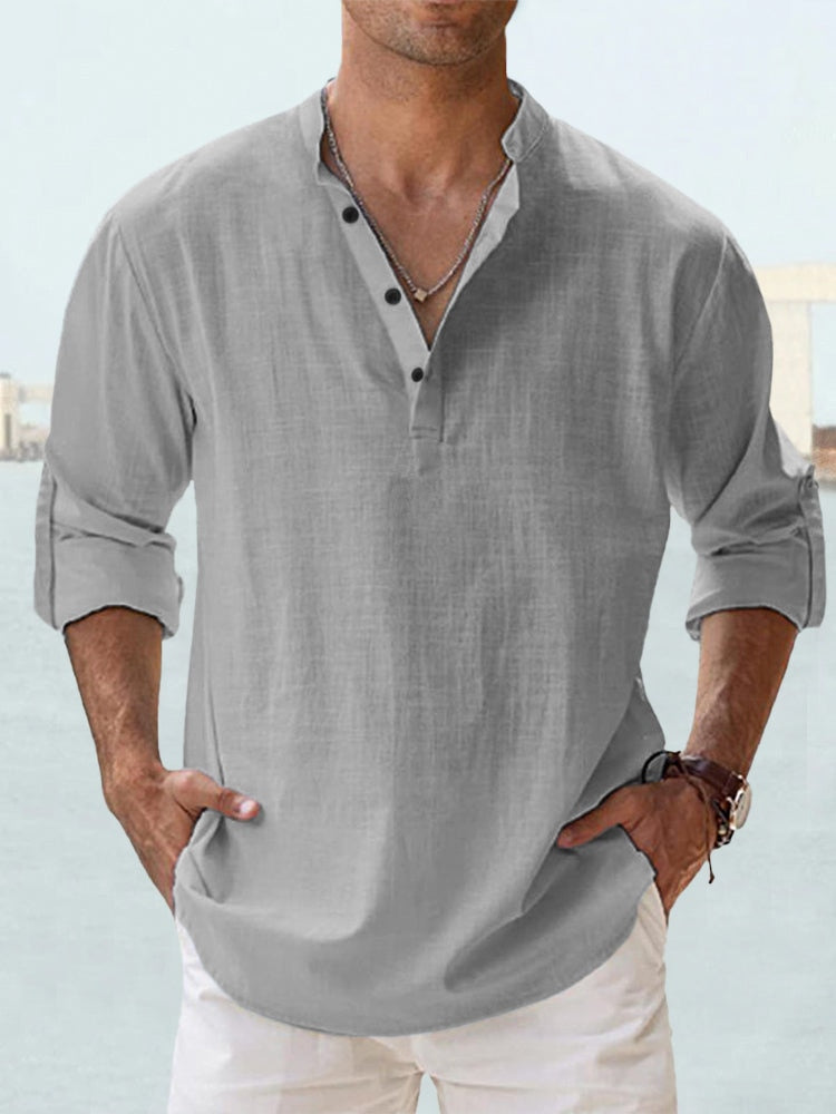 Loranzo – Men’s Breathable Linen Shirt