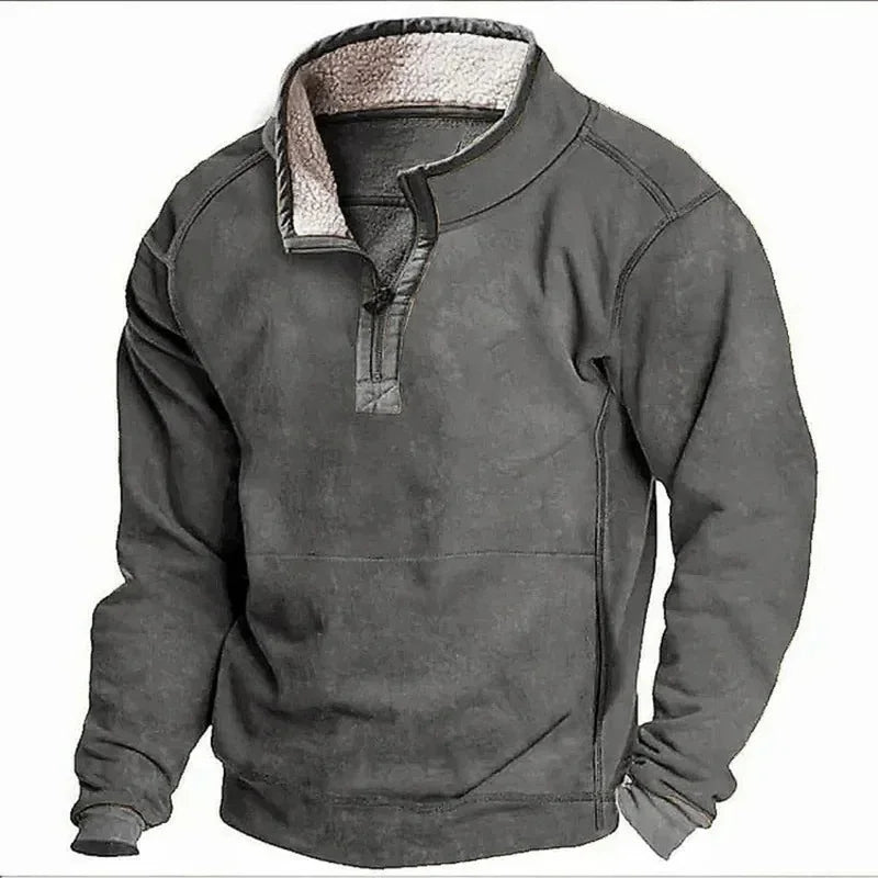 Edmund – Men’s Fleece-Lined Autumn Sweatshirt