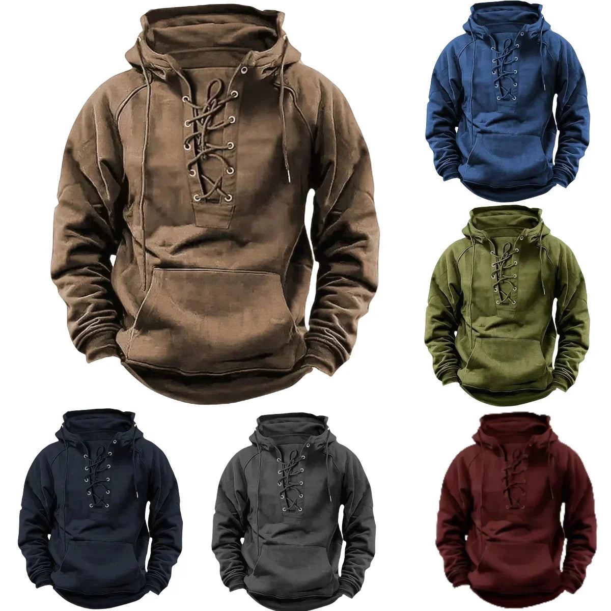 Lachlan – Men’s Lace-Up Outdoor Hoodie