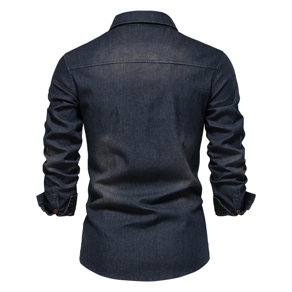 Domenico – Men’s Premium Denim Shirt