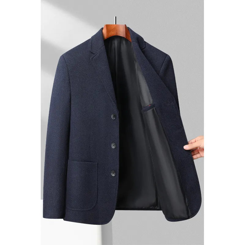 Trento – Men’s Herringbone Wool Jacket
