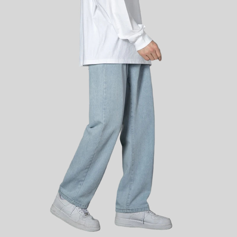 Barnaby – Men’s Korean Casual Straight-Leg Jeans