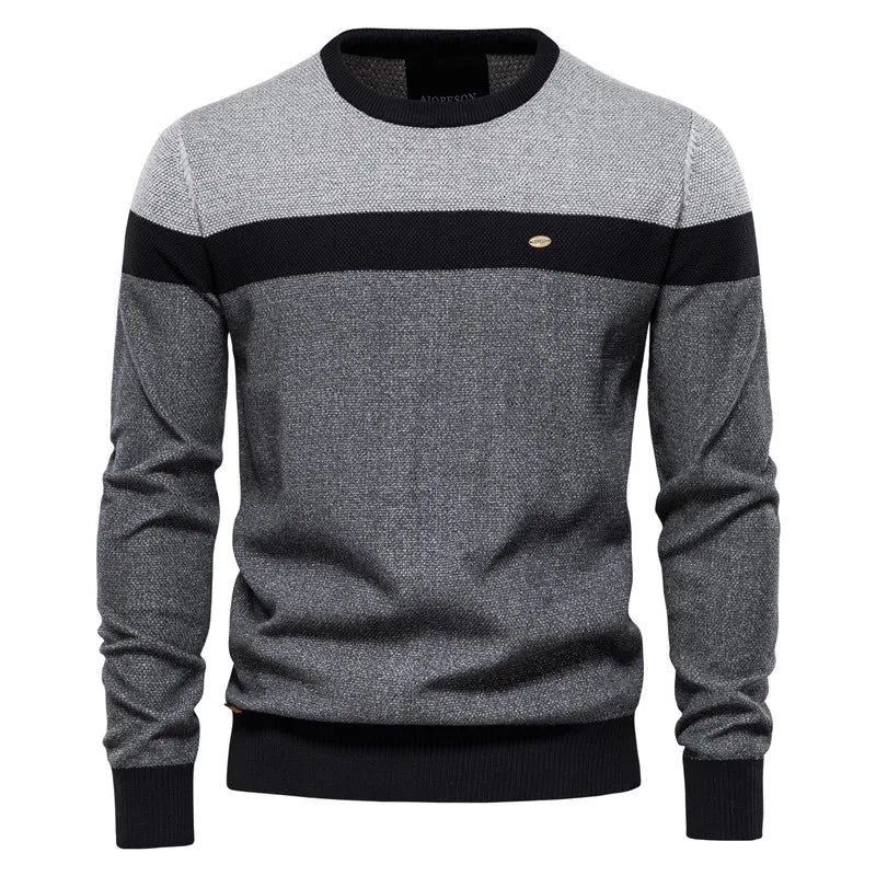 Oscar – Men’s Round-Neck Cotton Sweater