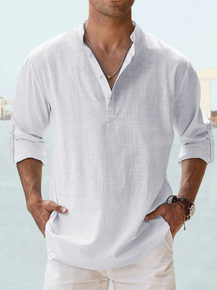Loranzo – Men’s Breathable Linen Shirt