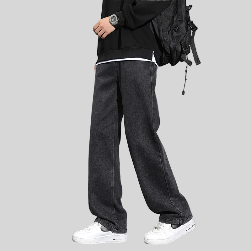 Barnaby – Men’s Korean Casual Straight-Leg Jeans