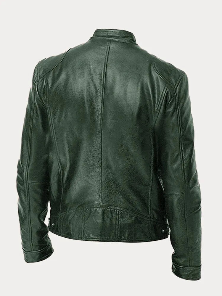 Masimo – Men’s Leather Biker Jacket