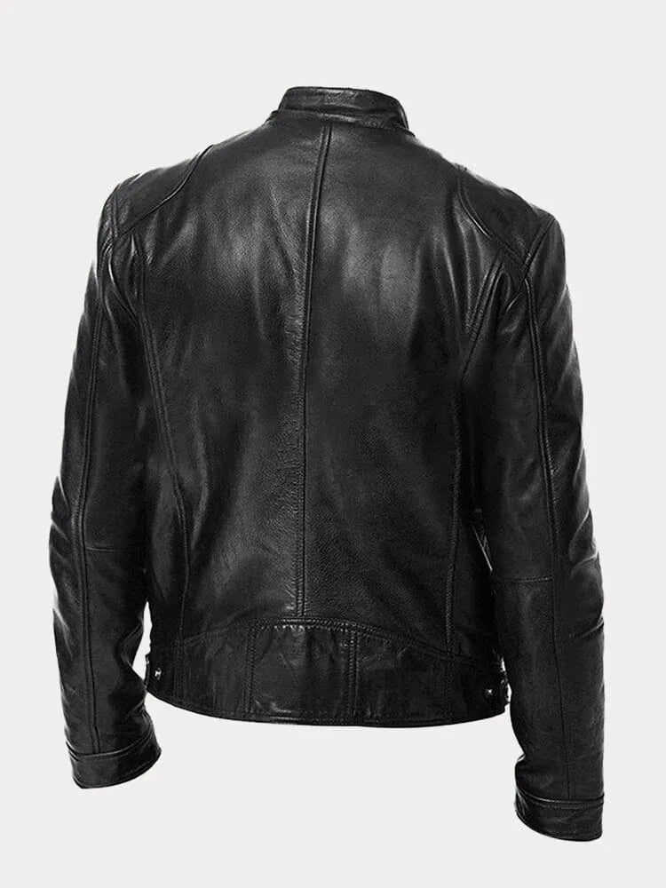 Masimo – Men’s Leather Biker Jacket