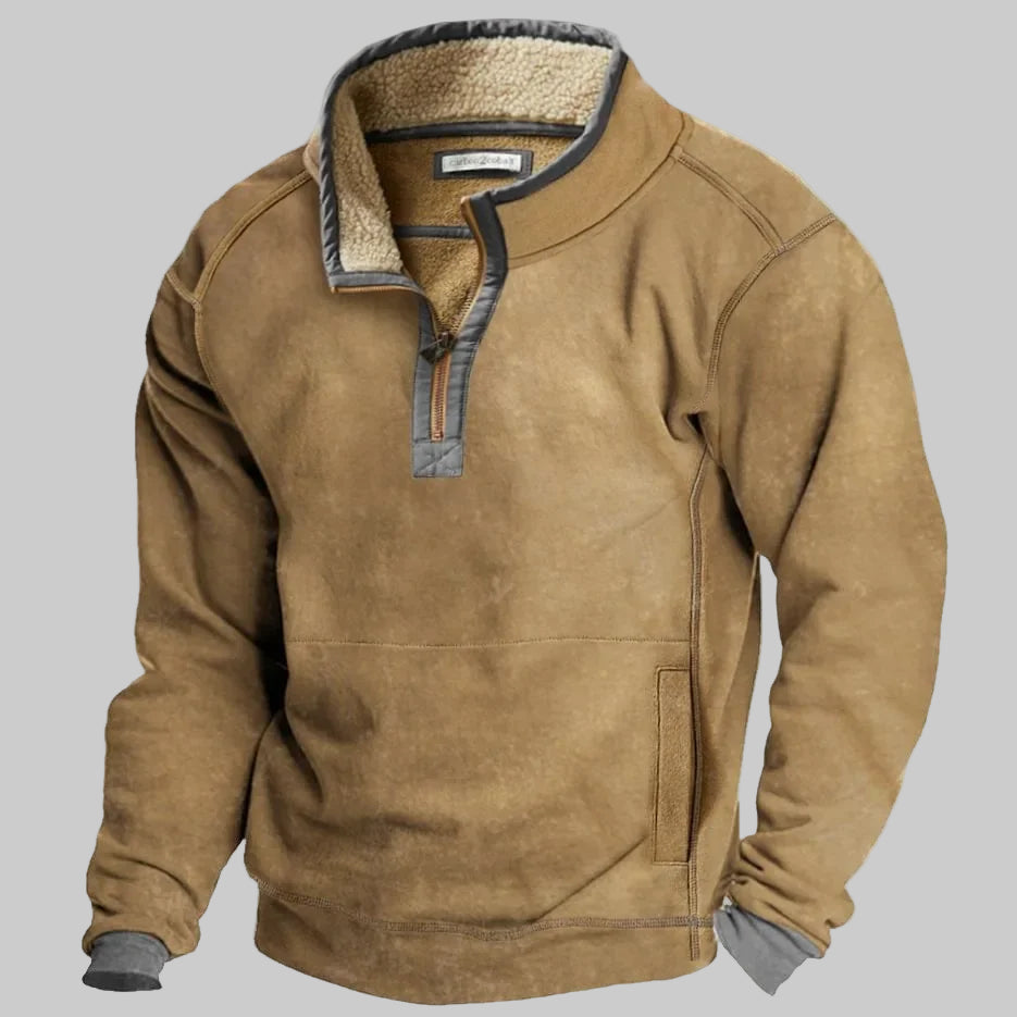 Edmund ā Menās Fleece-Lined Autumn Sweatshirt