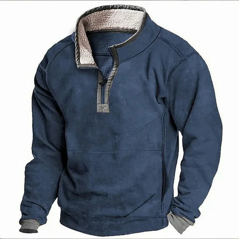 Edmund – Men’s Fleece-Lined Autumn Sweatshirt