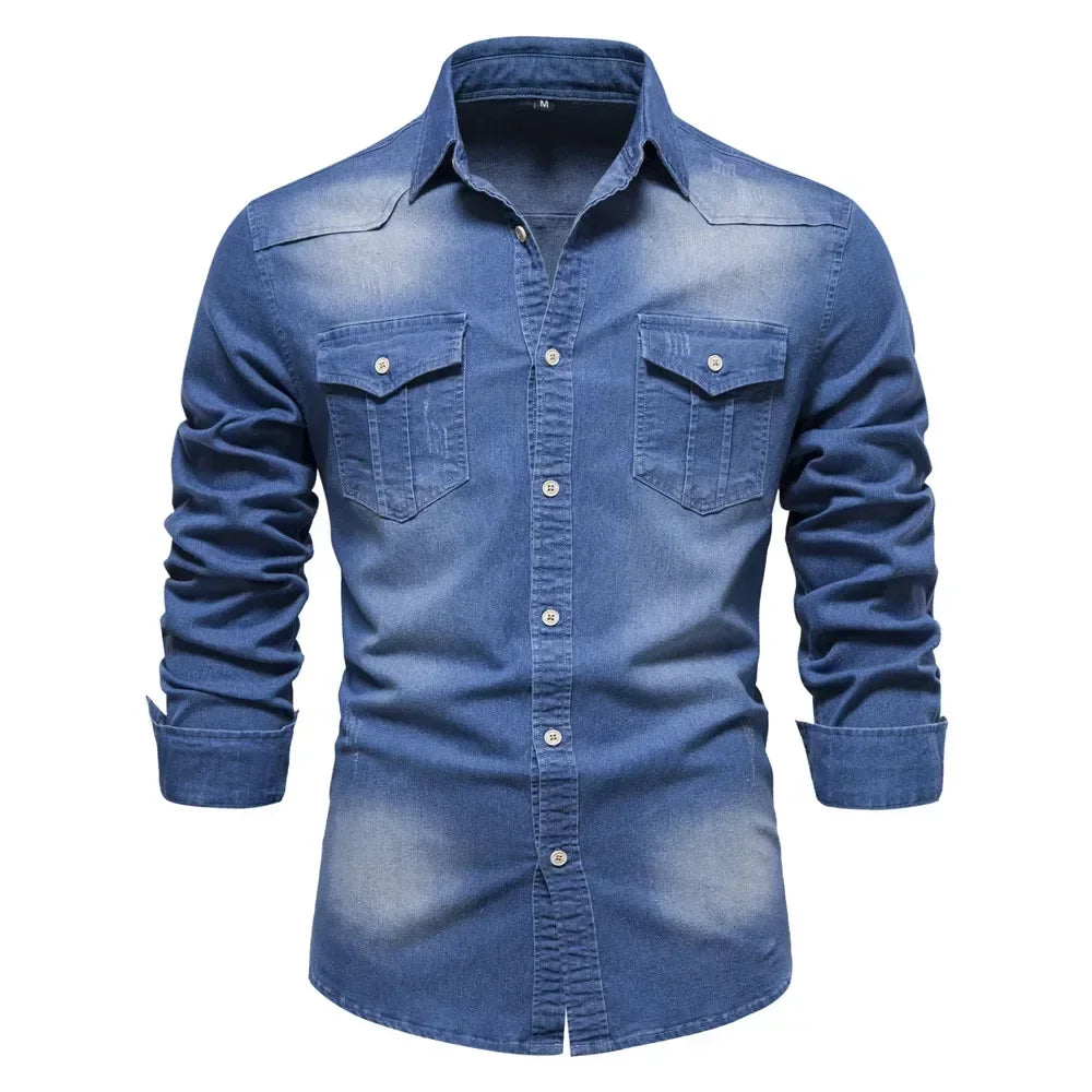 Domenico – Men’s Premium Denim Shirt