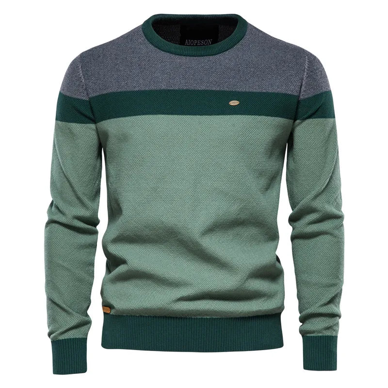 Oscar – Men’s Round-Neck Cotton Sweater